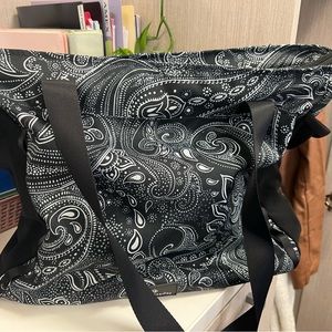 Vera Bradley, black and white tote